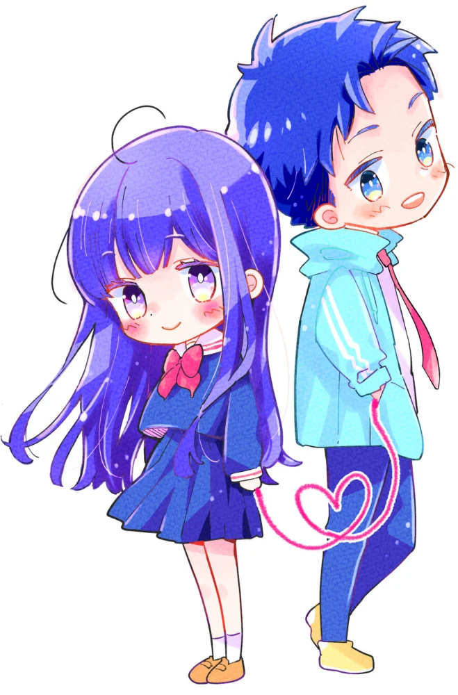 ちびキャラの二人